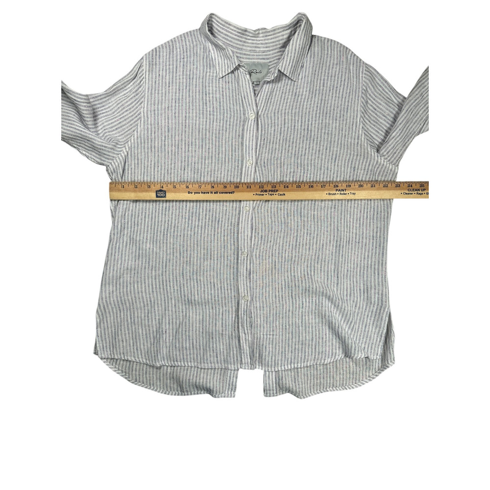 Rails Sydney Sparkler Stripe Size Large Linen Ble… - image 5